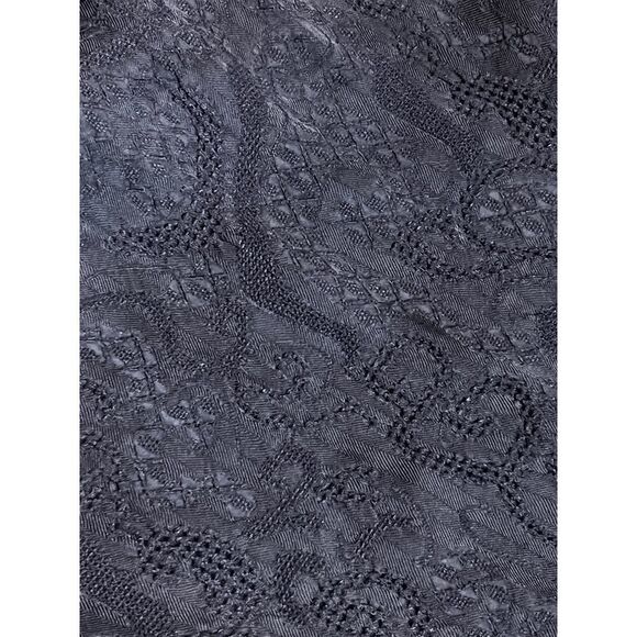 Dries Van Noten Shorts 42 Black Bermuda Jacquard Tapestry Rayon Linen 10-12 - Picture 4 of 7